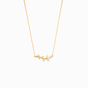 BE-LEAF IN YOURSELF LIKE I DO TREE LEAF NECKLACE