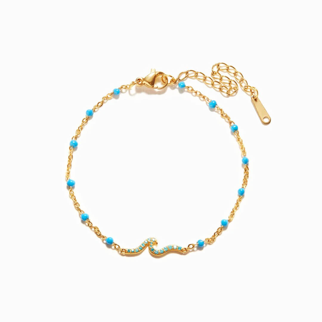 LIFE IS A BEACH WAVES BRACELET