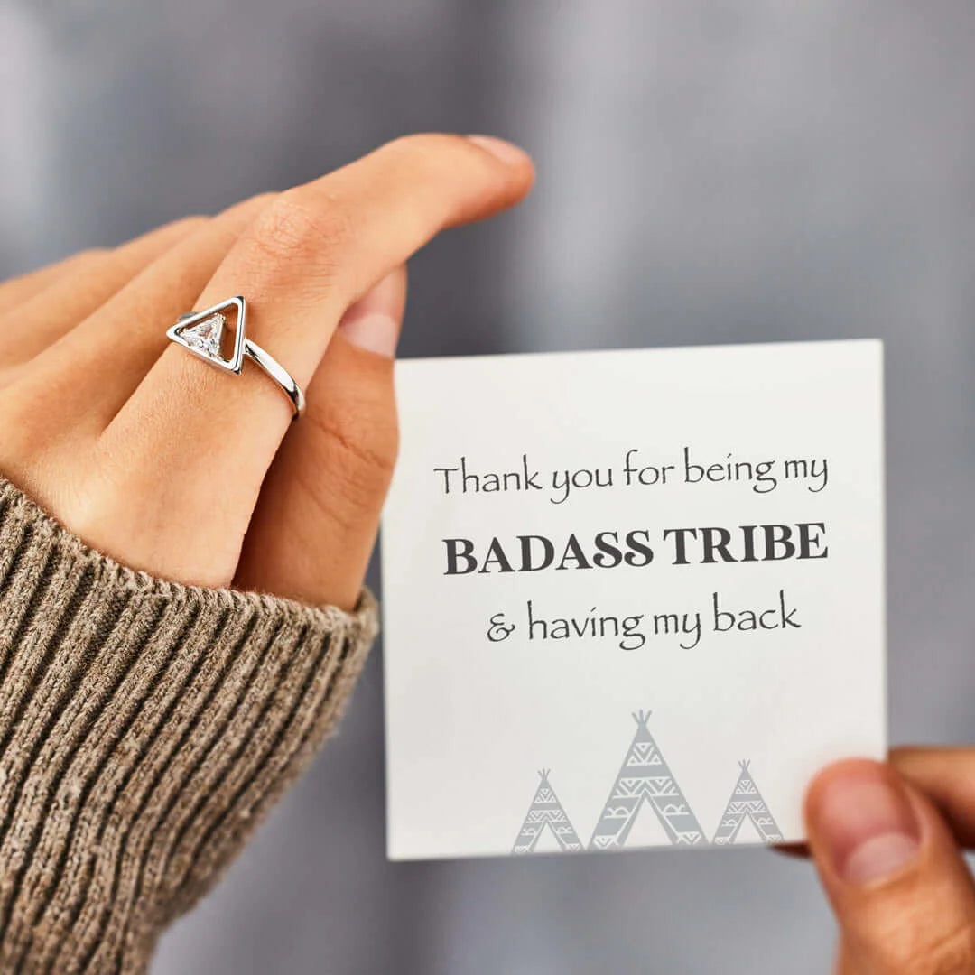 BADASS TRIBE TRIANGLE RING