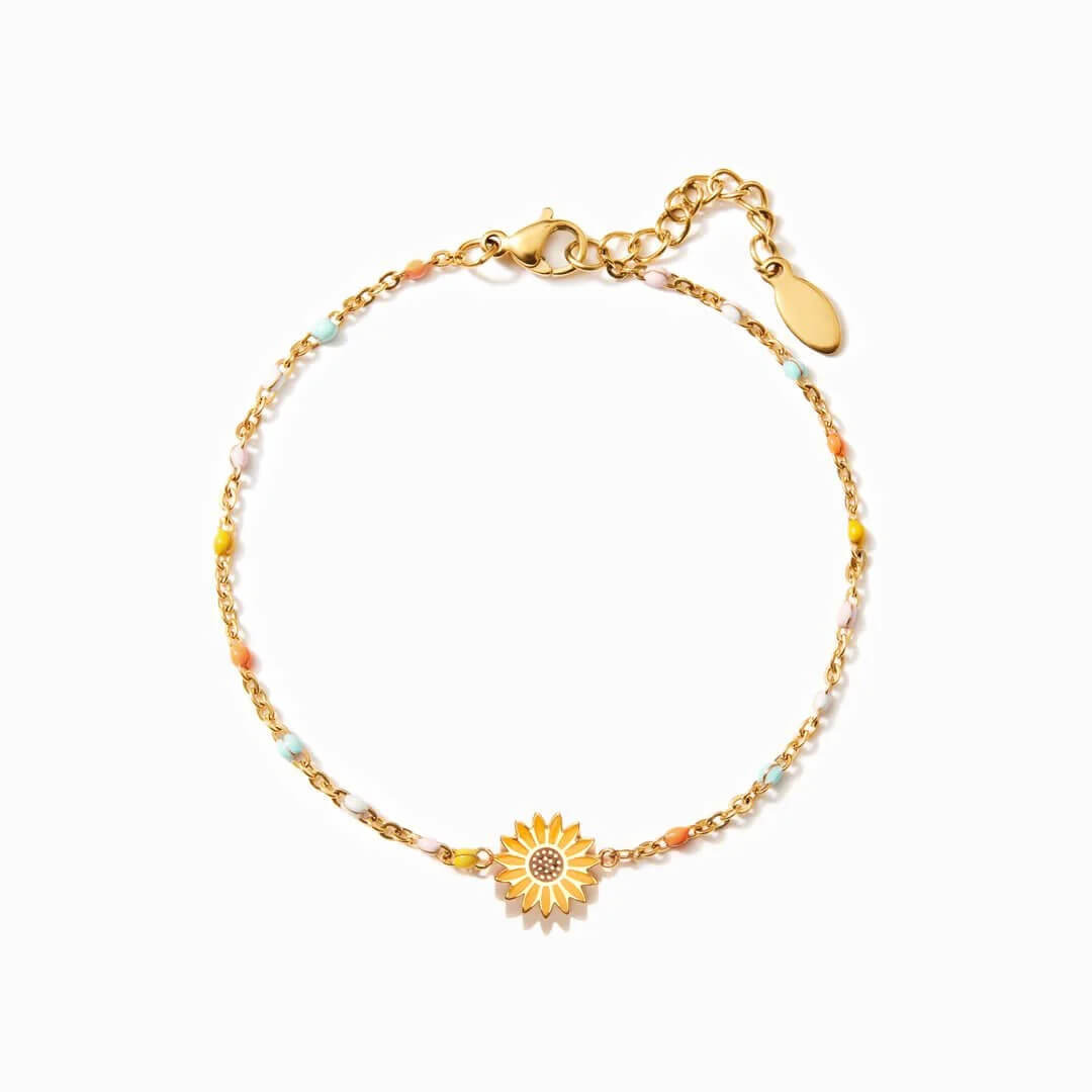 GRANDMOTHER & GRANDDAUGHTER SUNFLOWER BRACELET