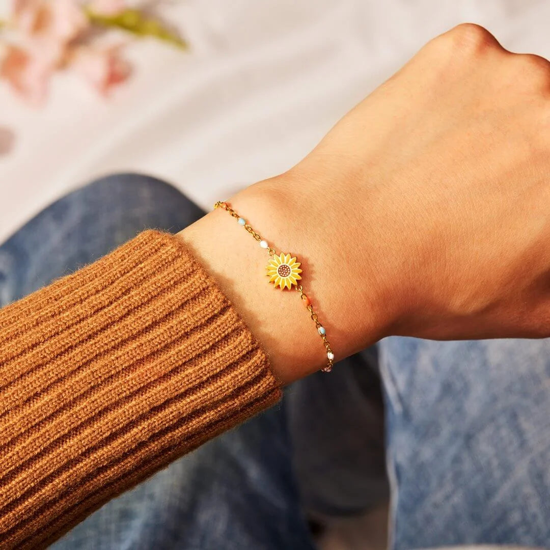 GRANDMOTHER & GRANDDAUGHTER SUNFLOWER BRACELET