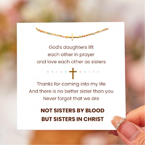 SISTER IN CHRIST CROSS BRACELET