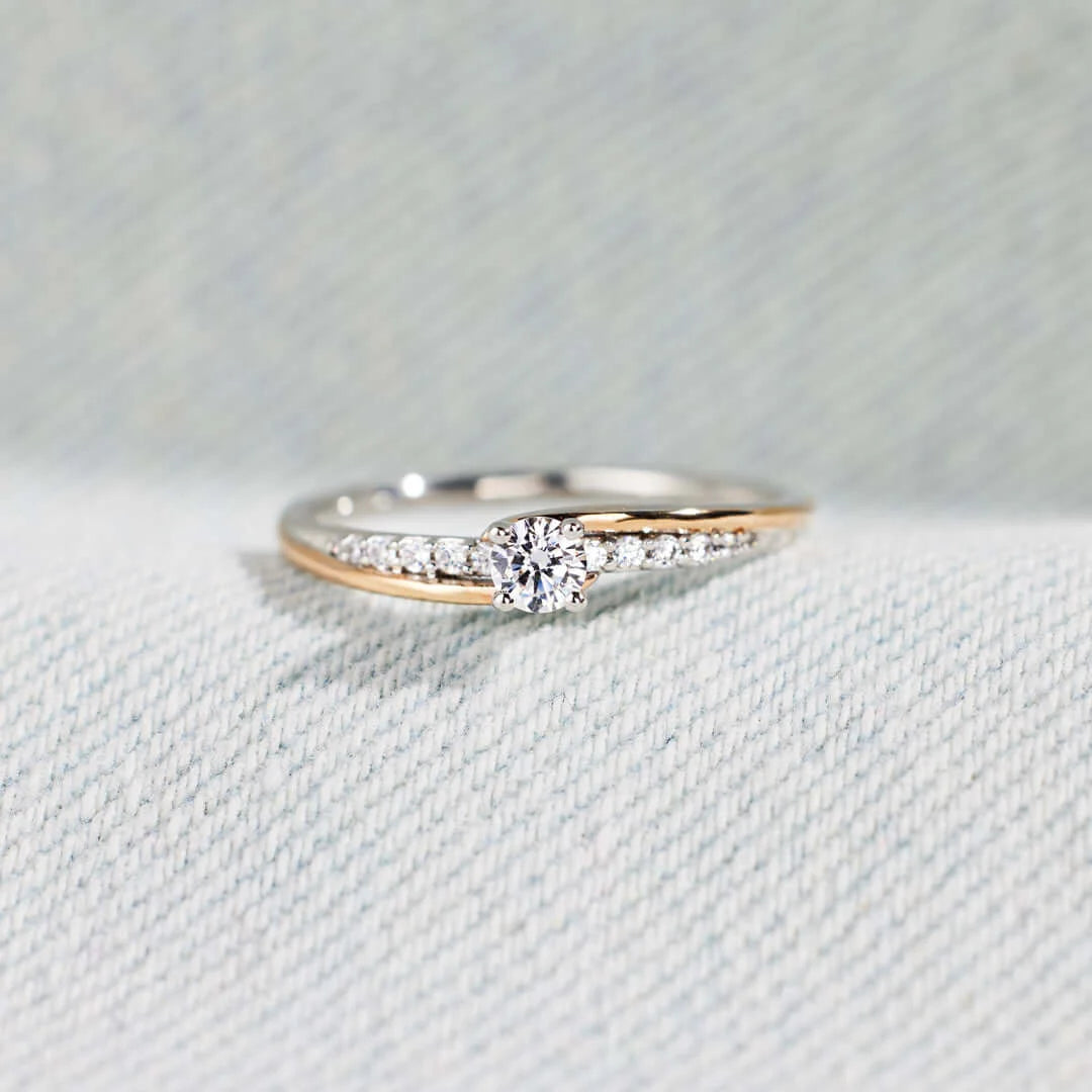 ALWAYS WITH YOU ROUND-CUT ACCENT RING