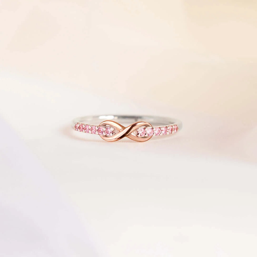 GRANDMOTHER & GRANDDAUGHTER FOREVER LINKED INFINITY RING