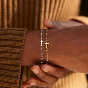 SISTER IN CHRIST CROSS BRACELET