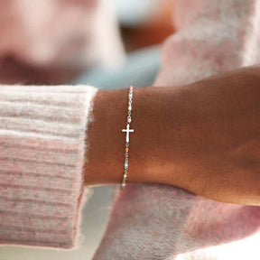 SISTER IN CHRIST CROSS BRACELET